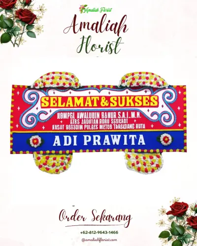 Karangan Bunga Ucapan Selamat di Sudirejo 1